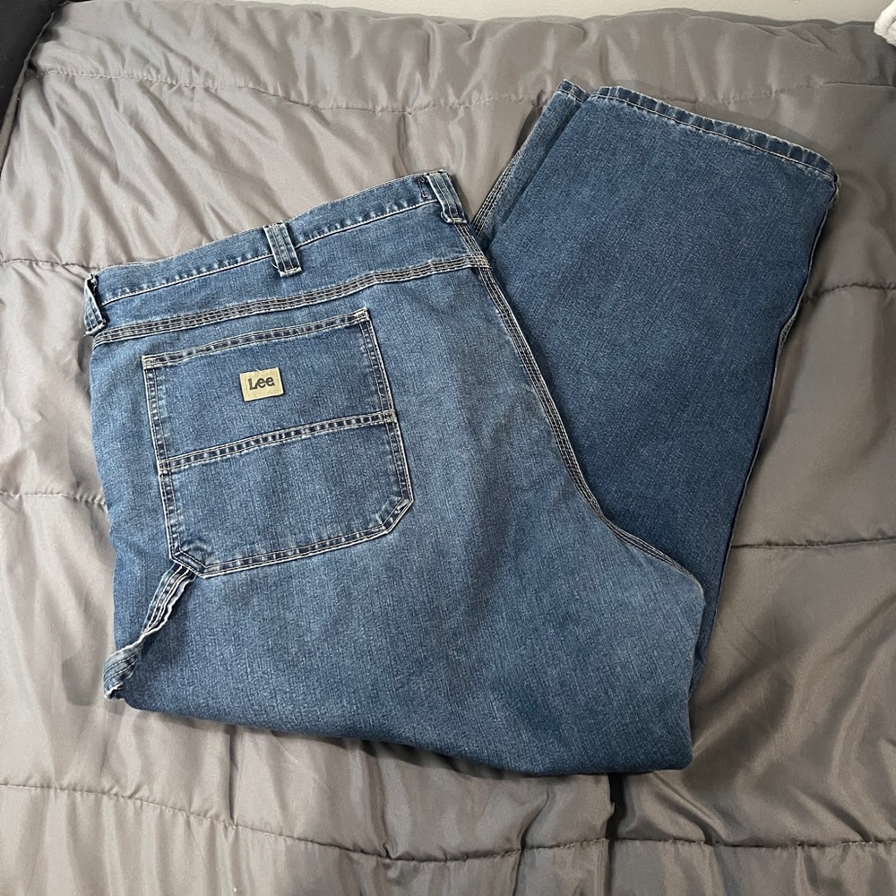 Lee Men's Relaxed Fit Denim Carpenter Jeans 52x30